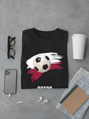 Qatar Football Soccer T-shirt -SmartPrintsInk Designs