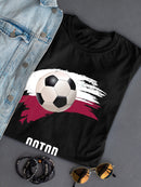 Qatar Football Soccer T-shirt -SmartPrintsInk Designs