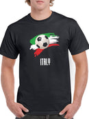 Italy Football Soccer T-shirt -SmartPrintsInk Designs