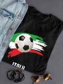 Italy Football Soccer T-shirt -SmartPrintsInk Designs