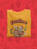 Festive As...! Sweatshirt -SmartPrintsInk Designs
