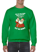 Reindeers Fly High Sweatshirt -SmartPrintsInk Designs