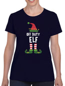 Off Duty Elf T-shirt -SmartPrintsInk Designs