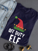 Off Duty Elf T-shirt -SmartPrintsInk Designs