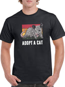 Adopt A Cat T-shirt -SmartPrintsInk Designs