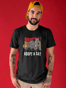 Adopt A Cat T-shirt -SmartPrintsInk Designs