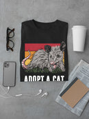 Adopt A Cat T-shirt -SmartPrintsInk Designs