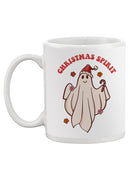 Christmas Spirit Ghost Mug -SmartPrintsInk Designs