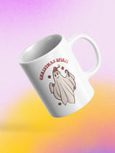 Christmas Spirit Ghost Mug -SmartPrintsInk Designs