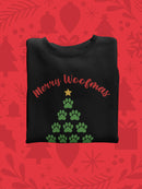 Merry Woofmas Sweatshirt -SmartPrintsInk Designs
