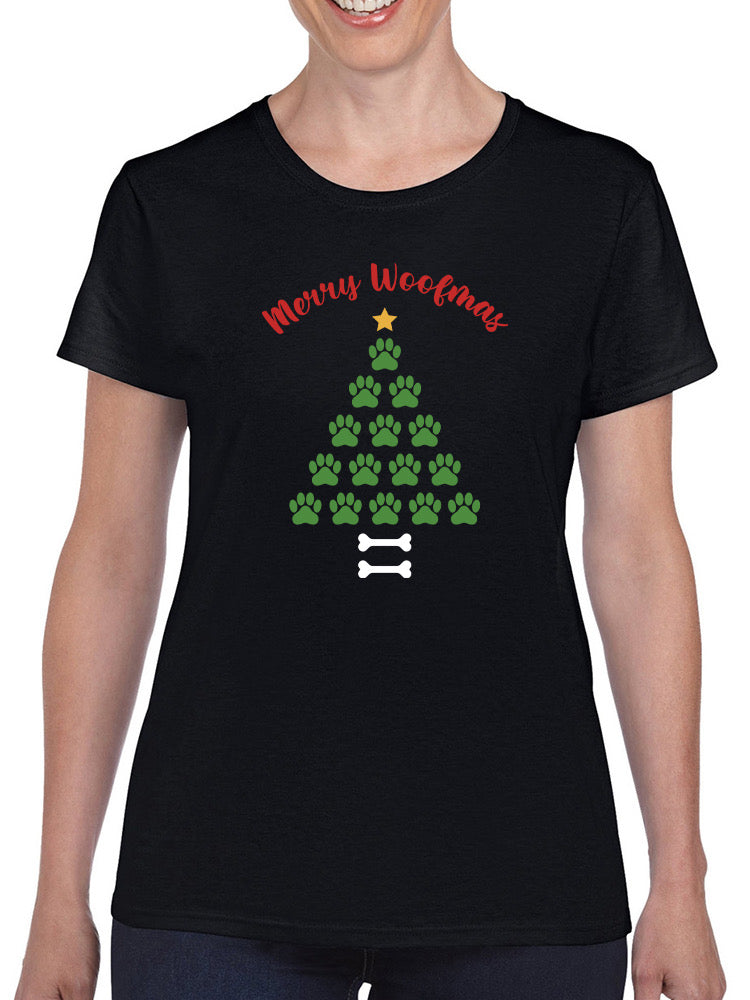 Merry Woofmas T-shirt -SmartPrintsInk Designs
