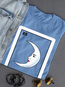 Card Moon T-shirt -SmartPrintsInk Designs