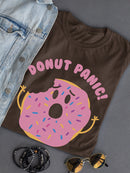 Donut Panic T-shirt -SmartPrintsInk Designs
