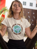 One Planet T-shirt -SmartPrintsInk Designs