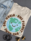 One Planet T-shirt -SmartPrintsInk Designs