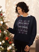 Jingle Bells Zifandel Sweatshirt -SmartPrintsInk Designs