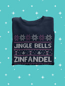 Jingle Bells Zifandel Sweatshirt -SmartPrintsInk Designs