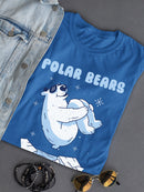 Polar Bears Are Cool T-shirt -SmartPrintsInk Designs