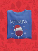Not Drunk, Just Festive Sweatshirt -SmartPrintsInk Designs