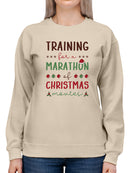 Christmas Movie Marathon. Sweatshirt -SmartPrintsInk Designs