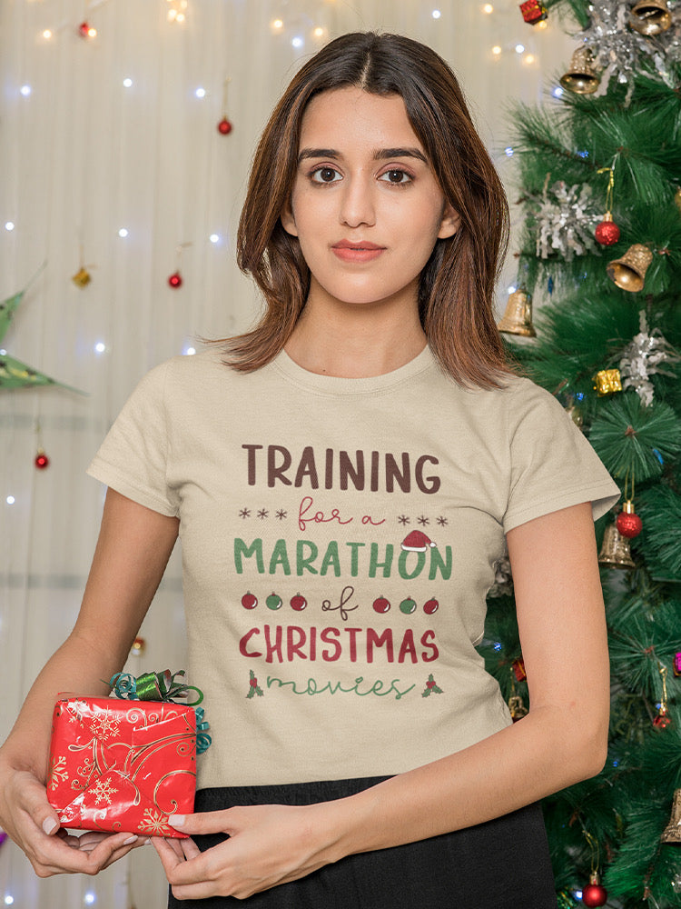Christmas Movie Marathon. T-shirt -SmartPrintsInk Designs