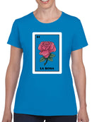 Rose Card T-shirt -SmartPrintsInk Designs