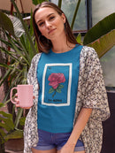 Rose Card T-shirt -SmartPrintsInk Designs
