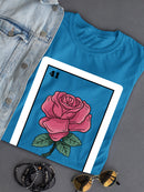 Rose Card T-shirt -SmartPrintsInk Designs