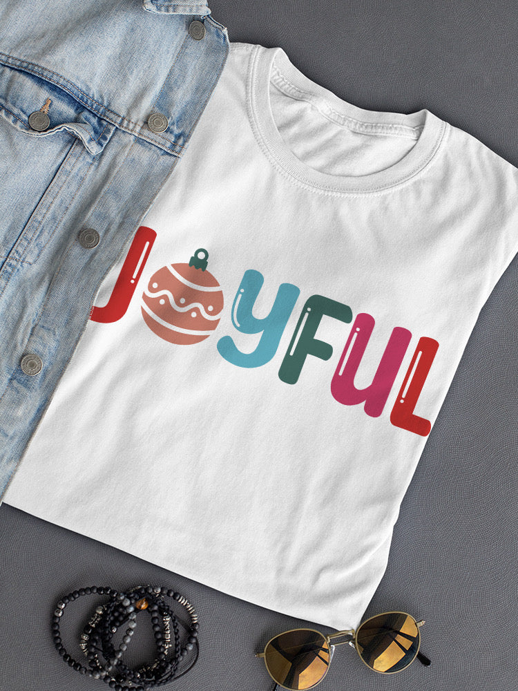 Joyful Christmas T-shirt -SmartPrintsInk Designs