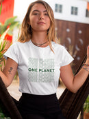 One Planet Lettering T-shirt -SmartPrintsInk Designs