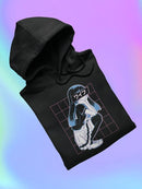 Waifu Girl Hoodie -SmartPrintsInk Designs