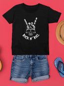 Rock N' Roll Skull T-shirt -SmartPrintsInk Designs