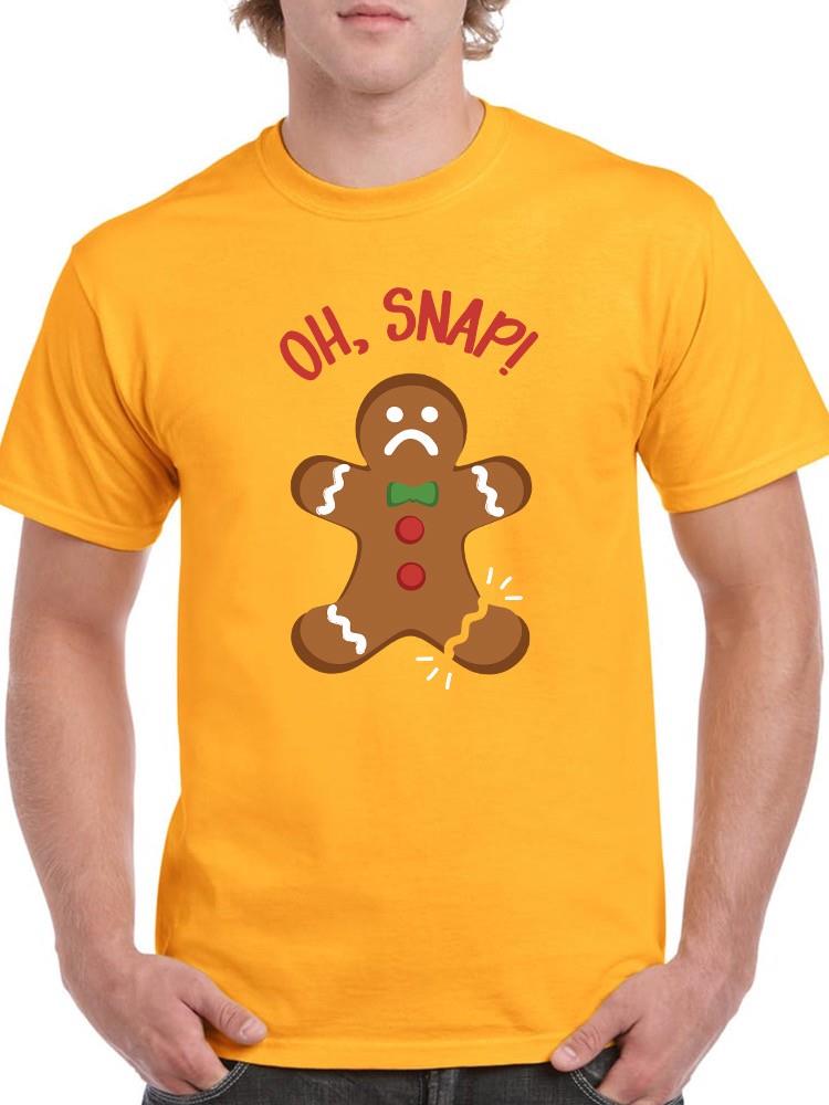 Gingerbread Snap T-shirt -SmartPrintsInk Designs