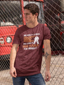 Loves His Stick And His Nana T-shirt -SmartPrintsInk Designs