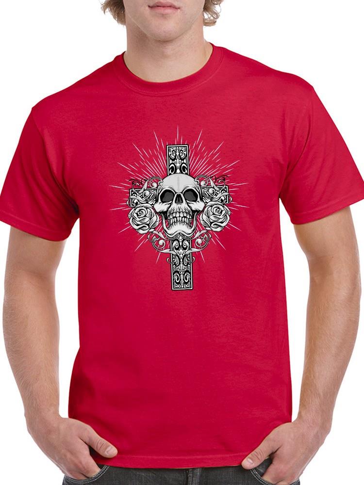 Skull Cross T-shirt -SmartPrintsInk Designs