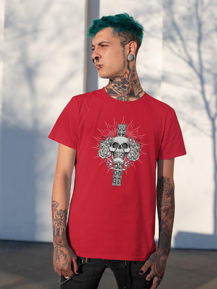 Skull Cross T-shirt -SmartPrintsInk Designs