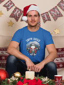 Snow Rider Santa T-shirt -SmartPrintsInk Designs