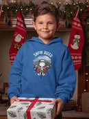 Snow Rider Santa Hoodie -SmartPrintsInk Designs