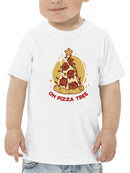 Oh Pizza Tree Christmas T-shirt -SmartPrintsInk Designs