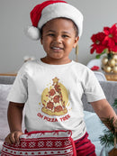 Oh Pizza Tree Christmas T-shirt -SmartPrintsInk Designs