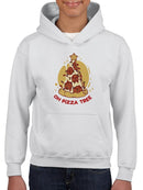 Oh Pizza Tree Christmas Hoodie -SmartPrintsInk Designs