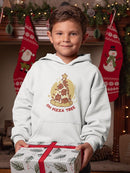 Oh Pizza Tree Christmas Hoodie -SmartPrintsInk Designs