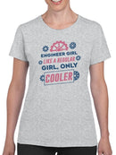 Engineer Girl T-shirt -SmartPrintsInk Designs