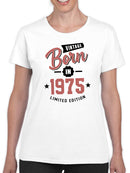 Vintage Born In 1975 T-shirt -SmartPrintsInk Designs
