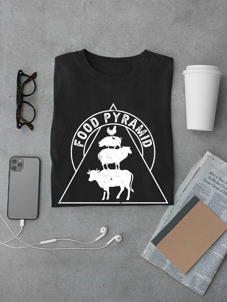 The Food Pyramid T-shirt -SmartPrintsInk Designs