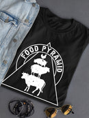 The Food Pyramid T-shirt -SmartPrintsInk Designs