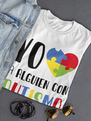Love Someone With Autism Spanish Quote T-shirt -SmartPrintsInk Designs