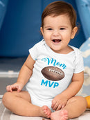 Mom Mvp With Football Bodysuit -SmartPrintsInk Designs
