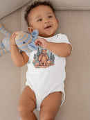 Sweet Adventure Bear Bodysuit -SmartPrintsInk Designs