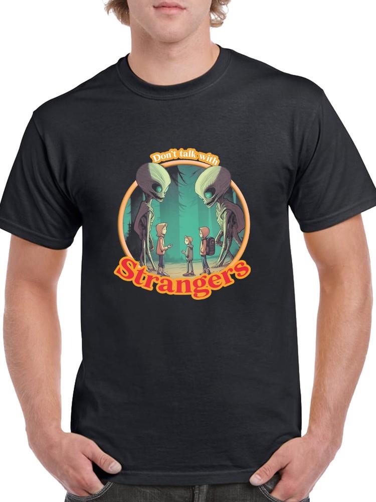 Unearthly Fear With Strangers T-shirt -SmartPrintsInk Designs